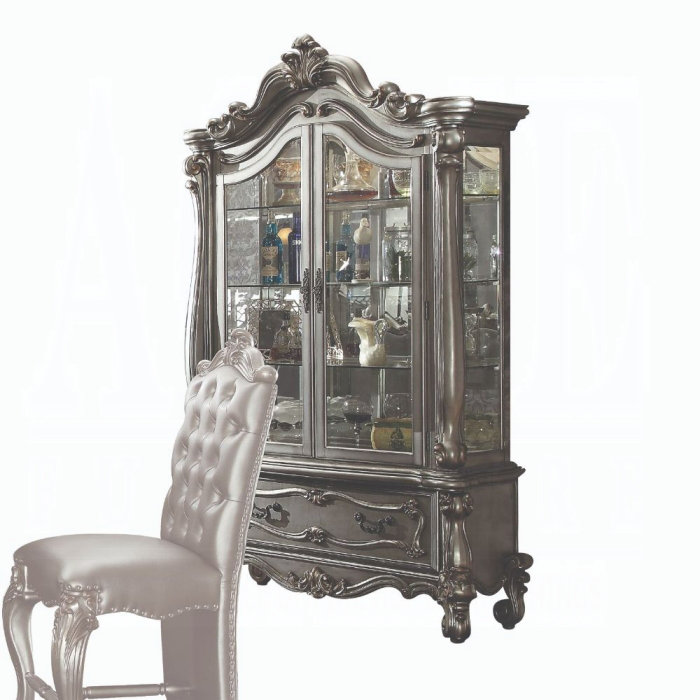 Vitrine en platine Paille Traditional, Platine antique