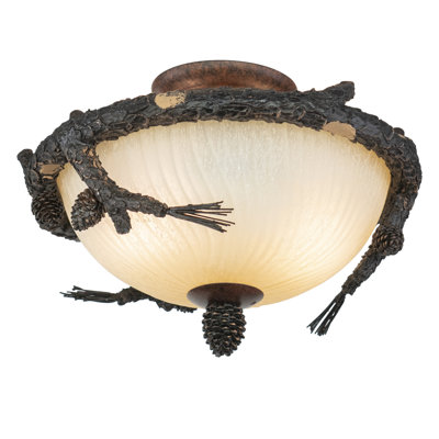 Julee 13.75'' 2 - Light Bowl Ceiling Fan Light Kit