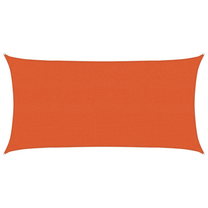 Shenorock 2m x 3.5m Rectangular Shade Sail, Orange