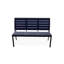 Banc de parc empilable aluminium Bazza-26076704-26076716