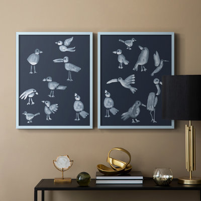 Flock I-Premium Framed Print -Ready to Hang - No Nails Required - No Nails Required