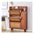 The modern minimalist MDF shoe cabinet, suitable for a variety of styles including Nordic, Japanese, and industrial