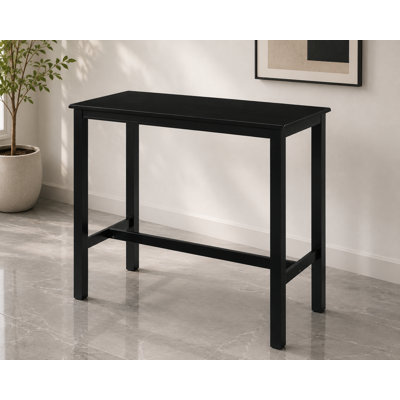 Table de bar Bellea d'une hauteur de 42 po avec pieds en bois massif
