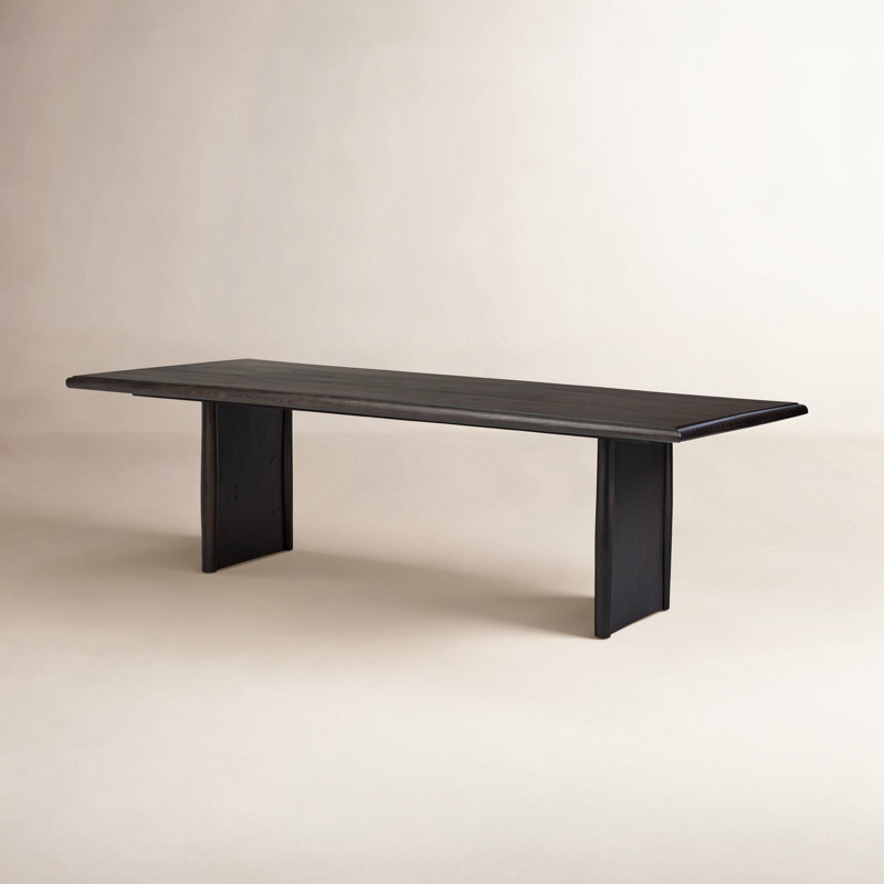 Glenview Dining Table, Smoked Black Oak