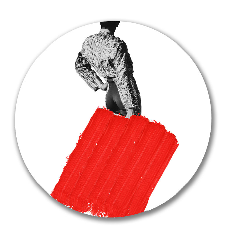 The Matador - Impression sur papier, H 36 po x l 36 po x P 2,5 po