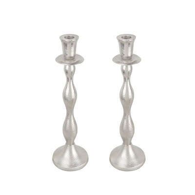 14.25'' H Aluminum Tabletop Candlestick
