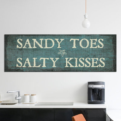 " Sandy Toes & Salty Kisses " by Erin Clark
