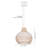 Calpella -Natural and White Rattan Light Pendant-2029848952