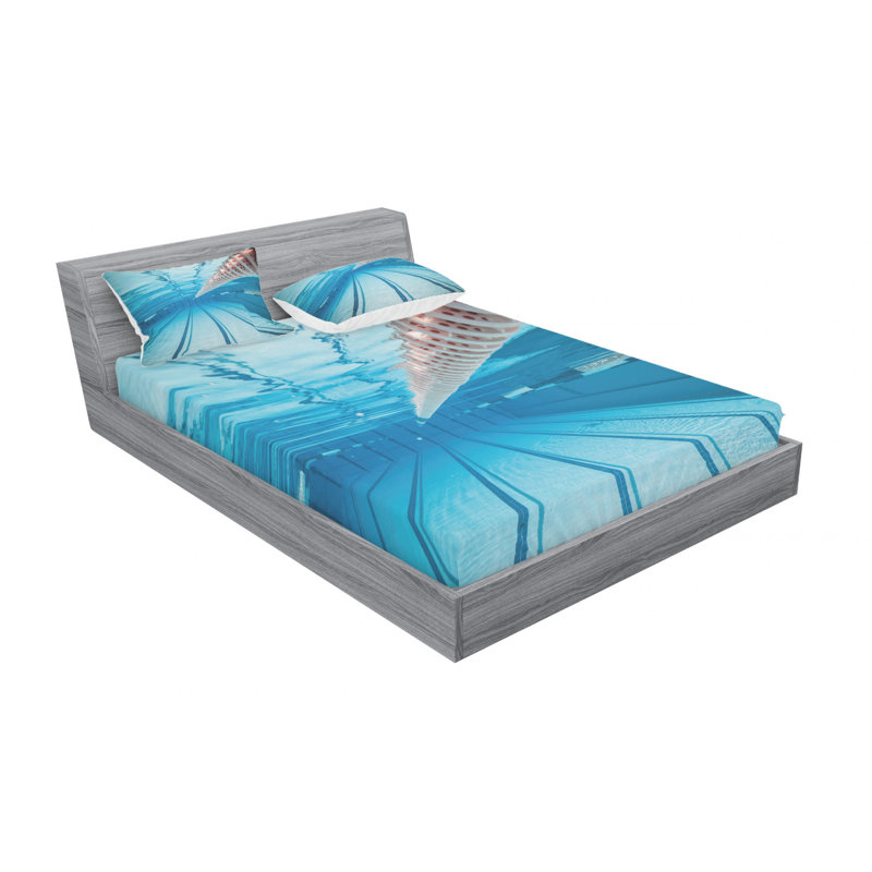 Microfiber Sheet Set, Queen Sheet Set with Fitted Sheet