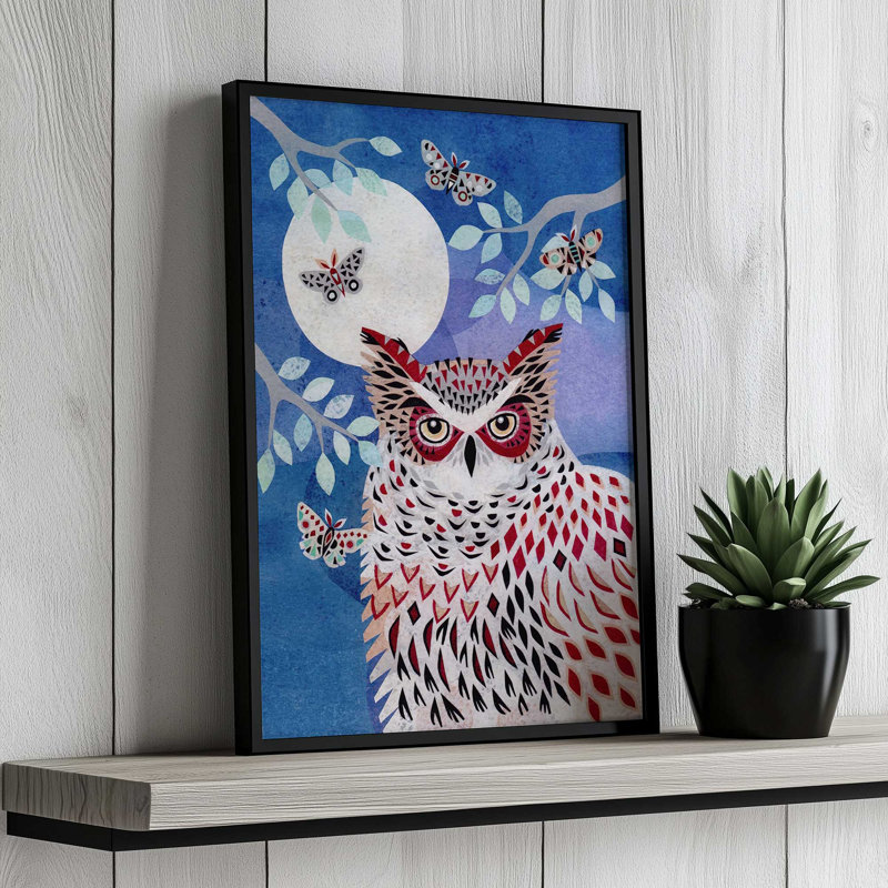 «Wilderness Collage X» par Kim Conway, reproduction d'art, Tan, Open Corner Framed Print without Mat Paper, H 18 po x l 12 po