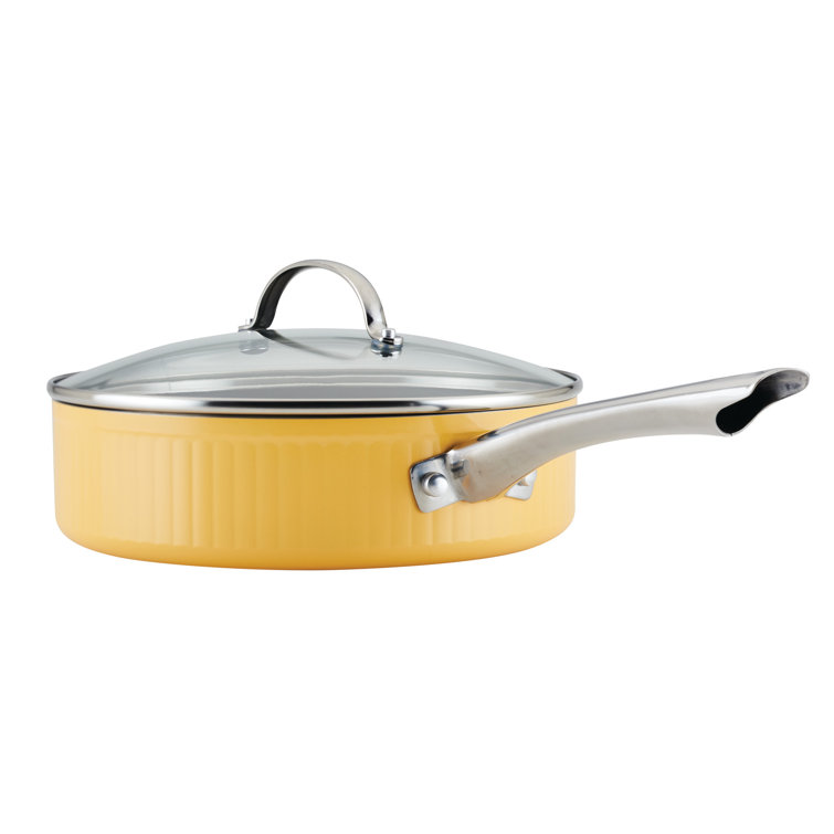 Farberware Style Nonstick Cookware Saute Pan with Lid, 3 Quart