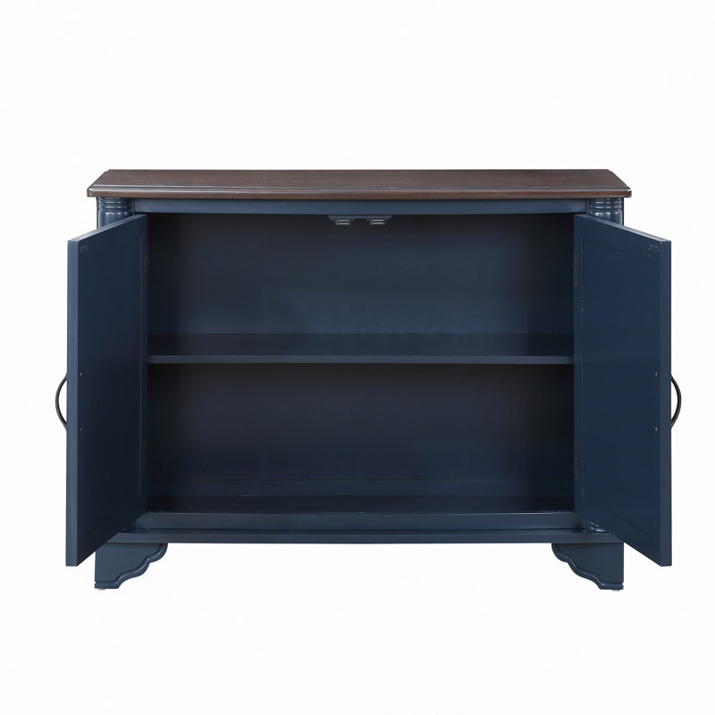 Donela Console Table with Adjustable Storage Shelf, Retro Entryway Table with Adjustable Storage Shelf, Sofa Couch Table for Hallway, Entry Way, Living Room, Foyer