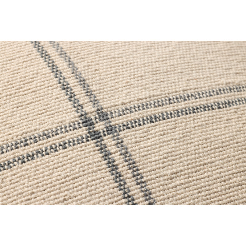 Coussin décoratif Amber Lewis x Loloi Lainey, Naturel / bleu, Housse de coussin seulement - sans coussin