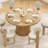 43.3'' Round Pedestal Dining Table-2129888153