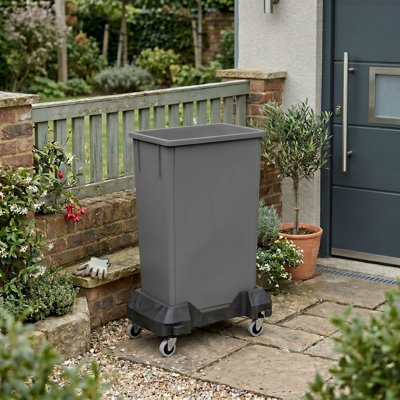 Poubelle rectangulaire en plastique 23 gallons