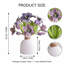 Ensemble de tulipes artificielles Real-Touch dans des vases en céramique, ensemble de faux arrangements floraux-1062223317