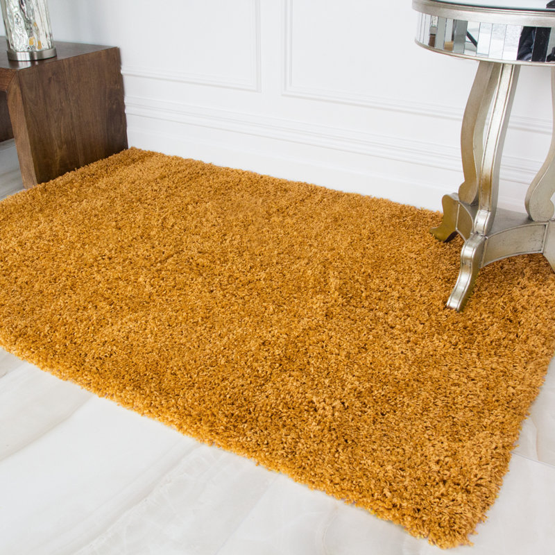 Ophiuchi Solid Colour Shag Area Rug, Rectangle 160 x 220cm