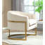 Fauteuil d'appoint ergonomique en velours pour la maison et le bureau-132397941