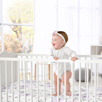 Drap-housse pour lit de bébé aquarelle