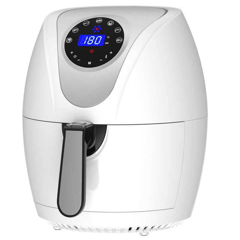 Friteuse à air tactile numérique 3,22 litres Gravitti, Blanc