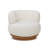 Upholstered Swivel Barrel Chair