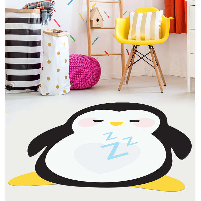 Gunnild Vinyl Machine Printed Area Rug, Rectangle 147 x 160cm
