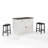 Catelaya Wood Kitchen Island Set