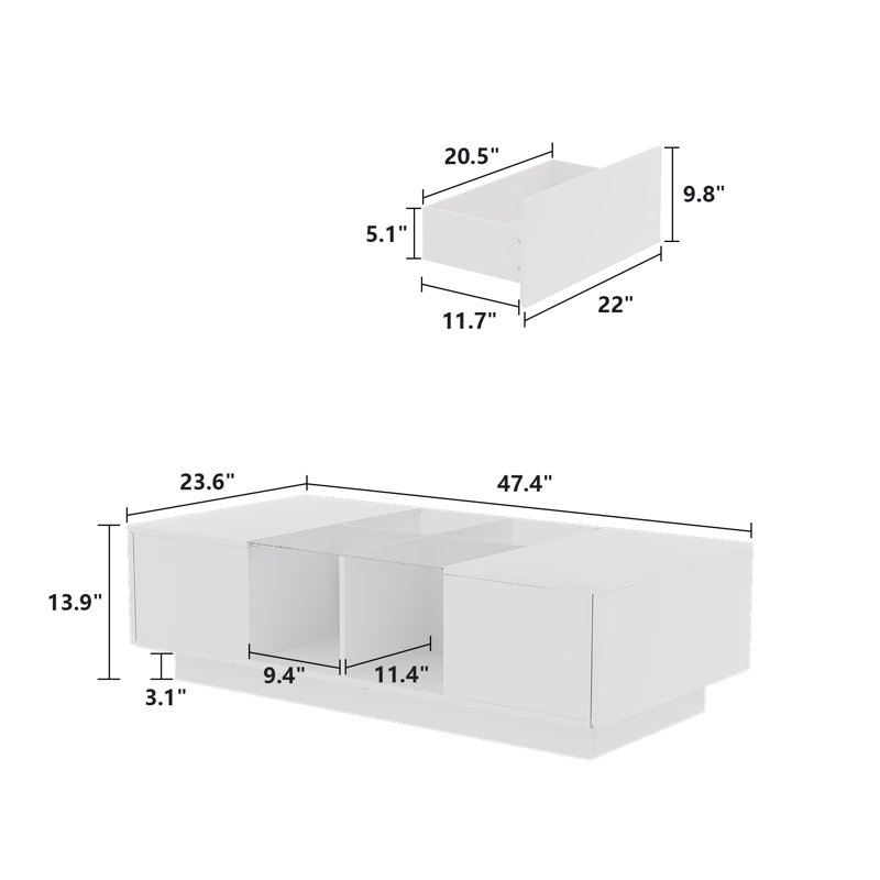 Caelah Single Coffee Table