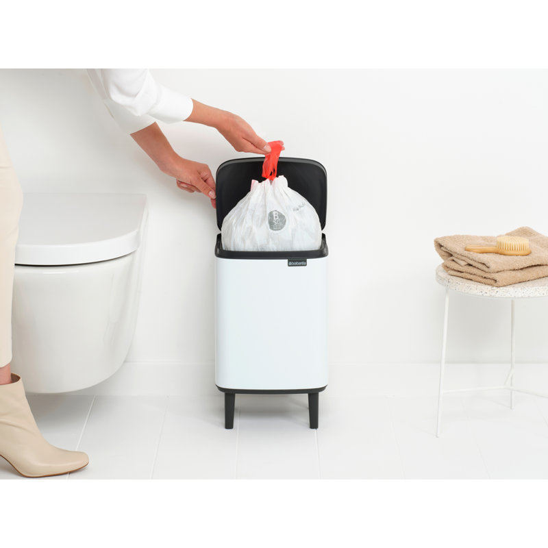 Brabantia 7 Litre Bo Waste Bin Hi, White