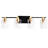 4- Bathroom Lights With Glass Shade, Luxury Touch For Mirror, Kitchen, Dinning Room, Bedroom, Hallway - Gold Matte Black Spectacular Magnificent