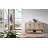 60" Freestanding Double‑Sink Farmhouse Bathroom Vanity, Solid Wood Rattan Cabinet, Carrara White Marble Top