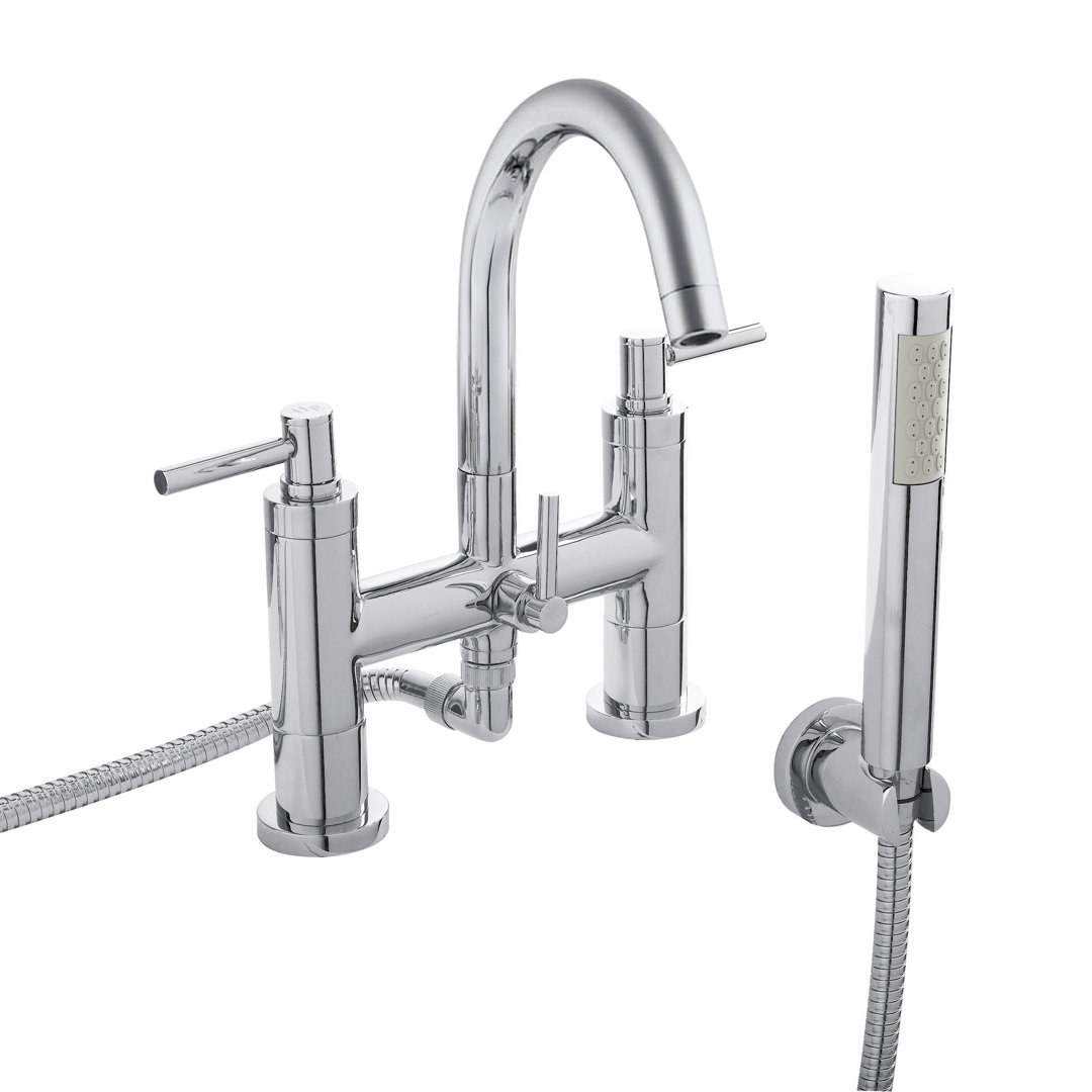 Tec Deck Bath Shower Mixer Bath Filler with Diverter