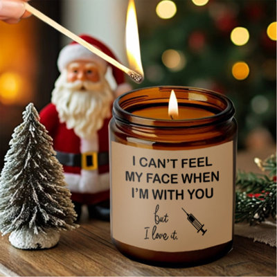 Medspa Injector Decor Funny Gifts Beauty Spa Gifts New Opening Gifts Lavender Scented Soy Wax Candle