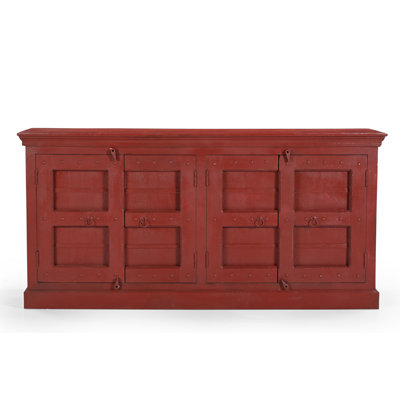 Woodland Red Buffet Cabinet 72" by Breakwater Bay