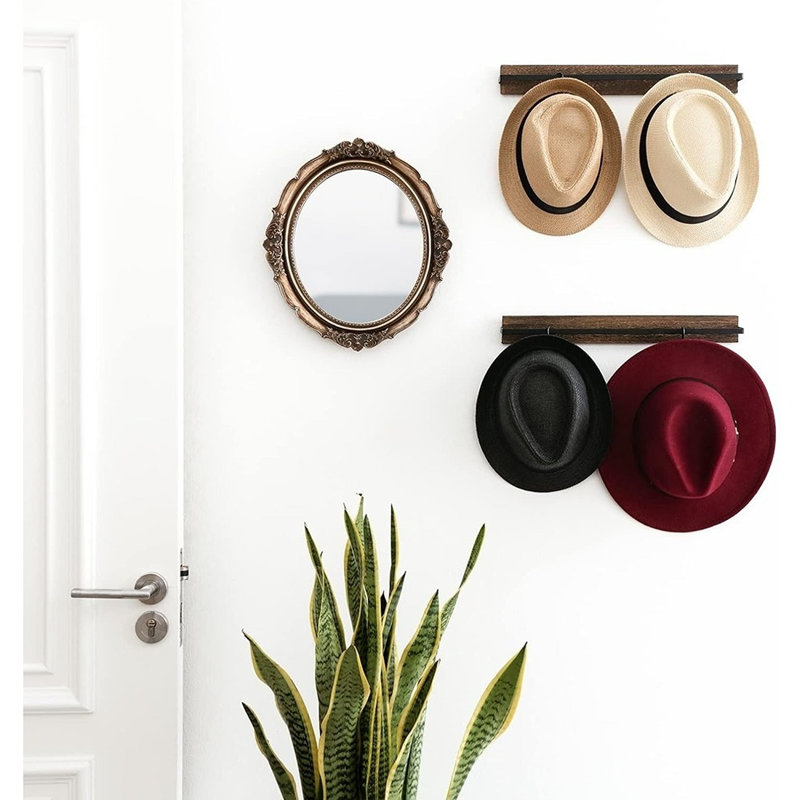 Porte-chapeaux en bois Grenisha Arlmont & Co.