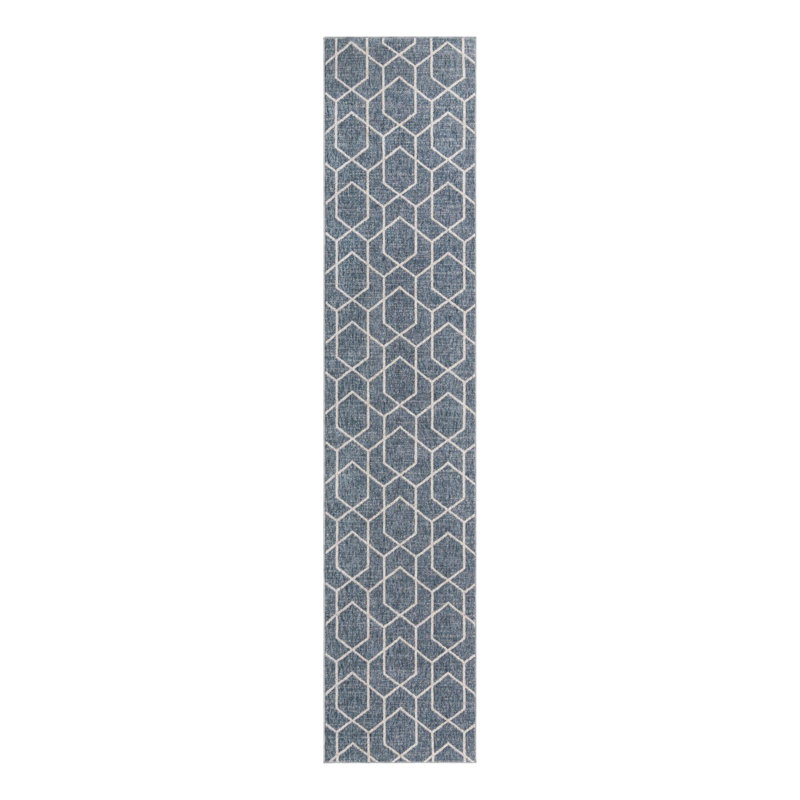 Breze Geometric Indoor Rug, Runner 2'7" x 12'