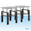 Ensemble de tables de bout en verre de 20,5 po de hauteur Euphrasie-1288960745-1288960743