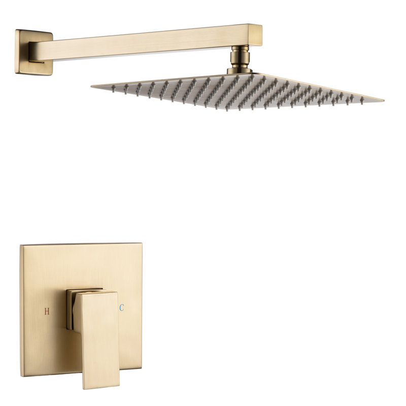 All-In-One Kit with Rough in-Valve, Brushed Gold