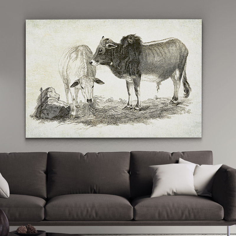 « betail sketch vi », impression, H 32 po x l 48 po x P 1,5 po, Pas de tapis, Toile tendue