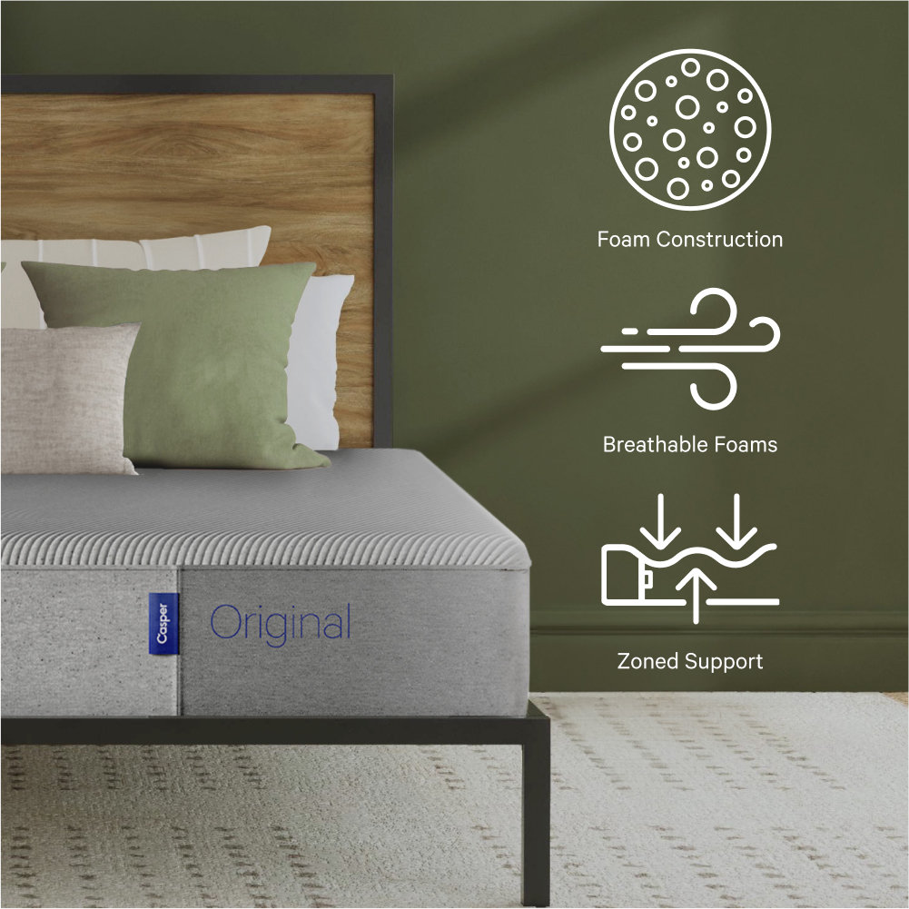 Casper Sleep Original 11" Memory Foam Mattress, Queen