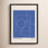 Caila "Geometric Abstraction in Blue" Print