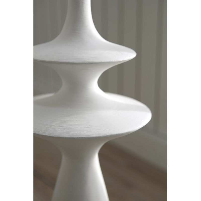 Lakmos Table Lamp, Plaster White