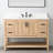 Seddon 48" Free Standing Single Bathroom Vanity with Engineered Stone Top