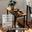 Table d'appoint pour petits espaces, table de bout étroite avec porte-revues, table de chevet pour chambre à coucher-2037263307-2037263309