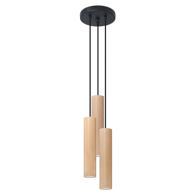 LINO 3 - Light Natural Cylinder Pendant
