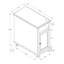 Accent Table End Side Table Bedroom Nightstand Narrow Lamp Storage Traditional