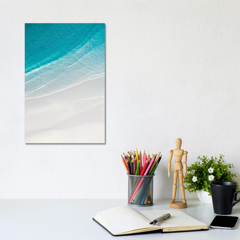 Ocean Split III by Jaxon Roberts - Wrapped Canvas Print, 20.32cm W x 30.48cm H