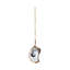 Oyster Shell Ornament With Faux Pearl And Gold Edge