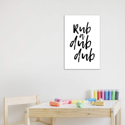 " Rub A Dub Dub "