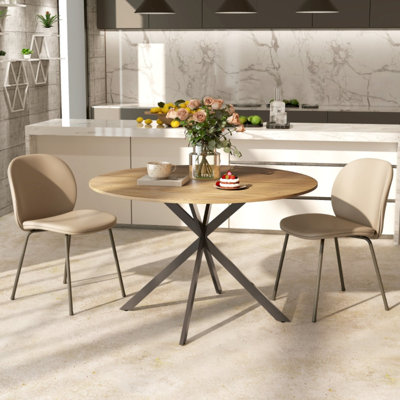 Dining Table with Steel Base